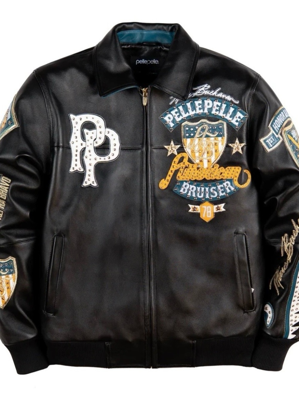 Pelle Pelle American Bruiser 100% Genuine Leather Jacket